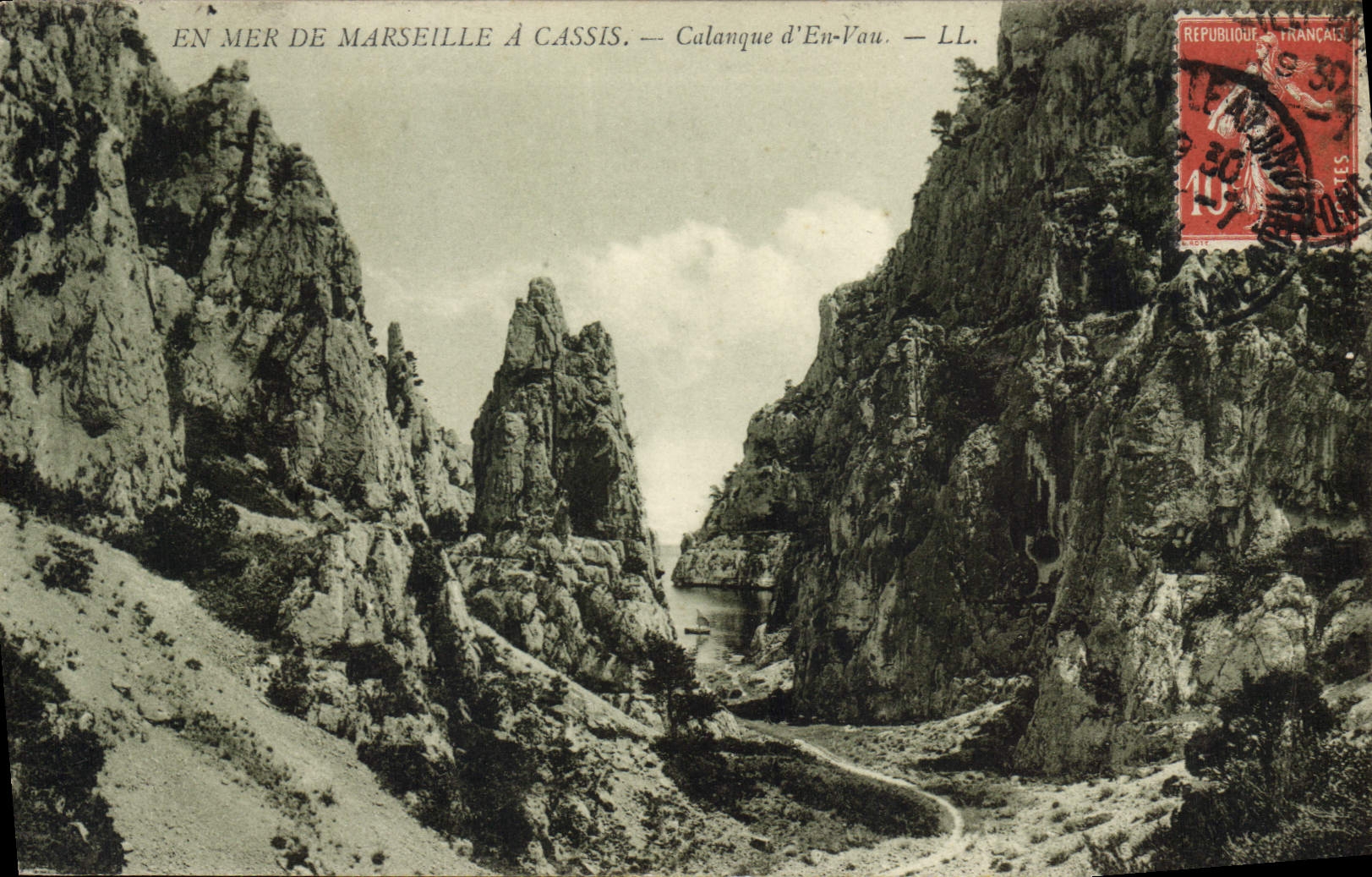 Calanque d'En-Vau — En mer de Marseille à Cassis — LL.