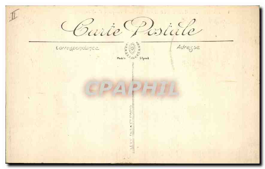 CPA En Mer de Marseille a Cassis Calanque d'En Vau  — Rückseite