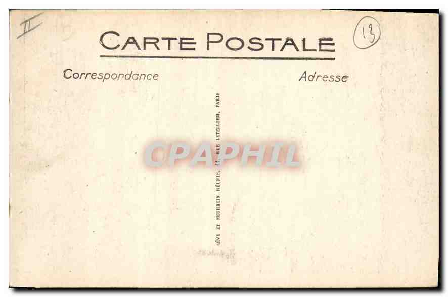 CPA Baie de Cassis Calanque d'En Vau  — Rückseite