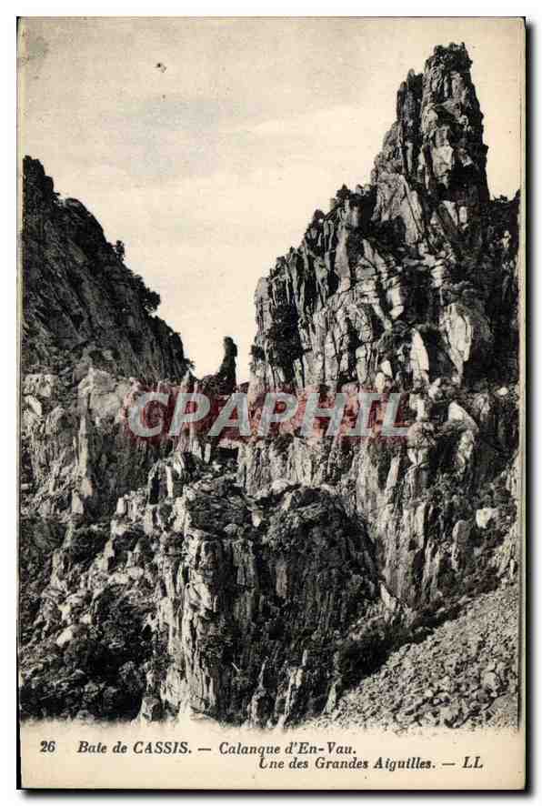 Cassis — Calanque d'En-Vau, une des Grandes Aiguilles — LL, n°26