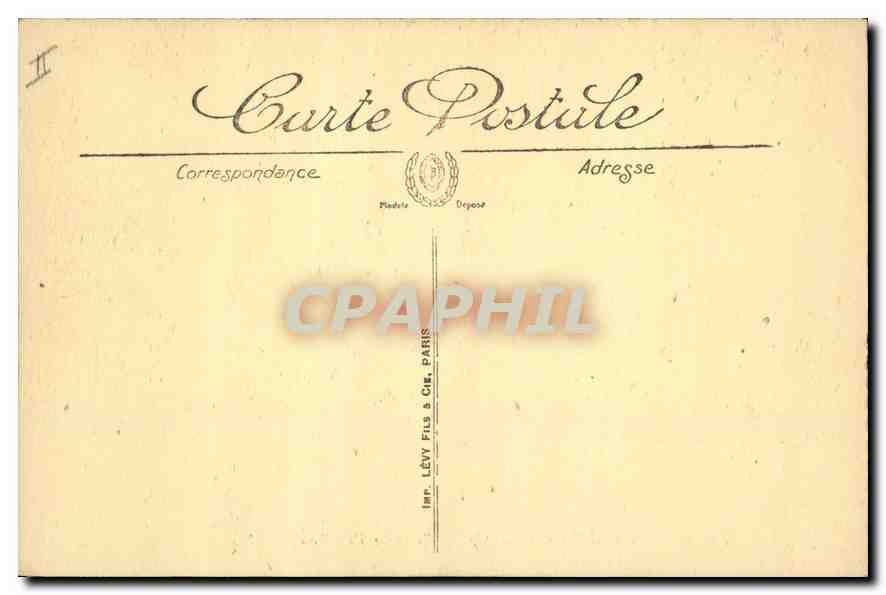 CPA En Mer de Marseille a Cassis Calanque d'En Vau  — Rückseite