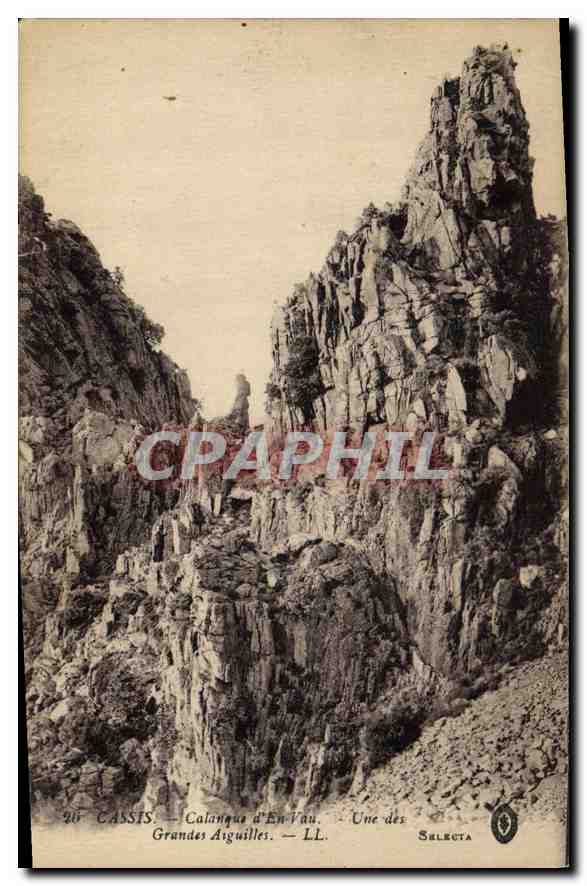 CPA Cassis Calanque d'En Vau une des Grandes Aiguilles 