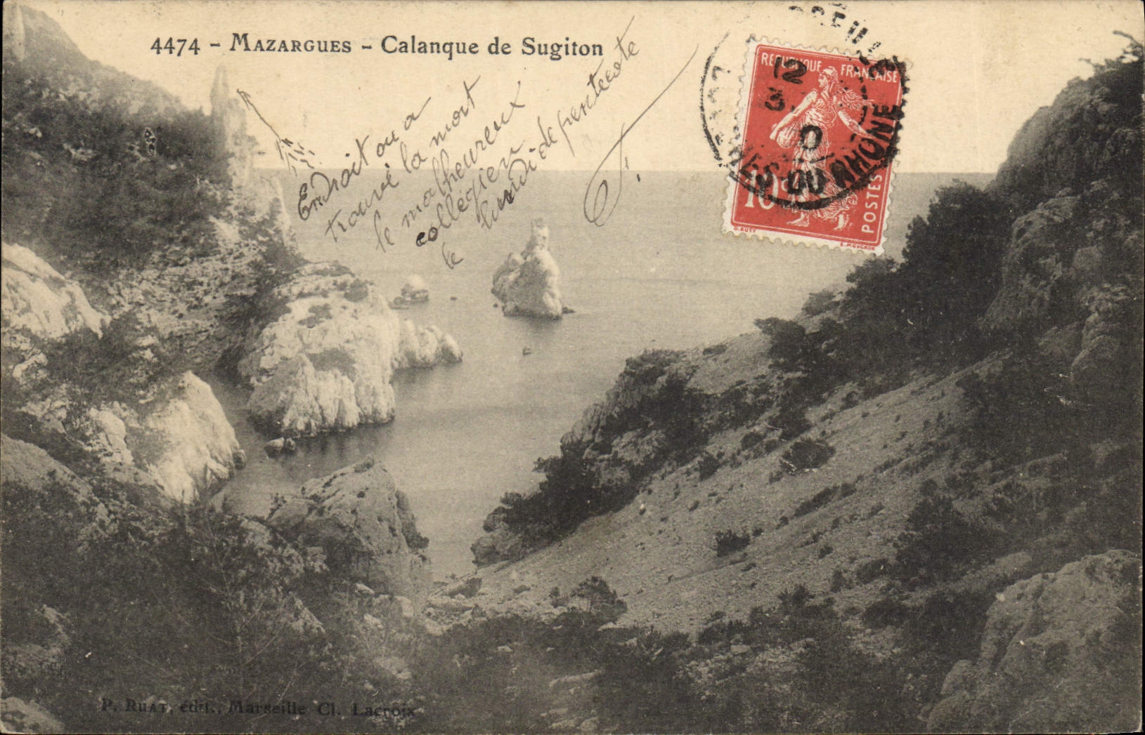 CPA Mazargues Calanque de Sugiton 