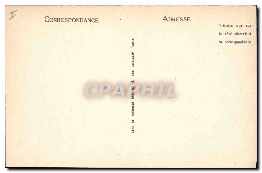 CPA Ploumanach la petite Tortue et la plage  — Rückseite