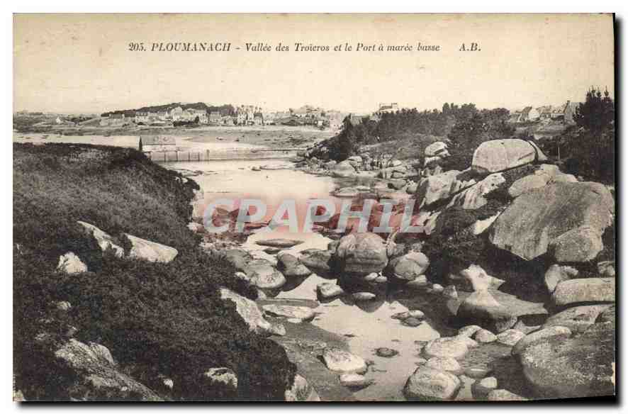 PLOUMANACH - Tal der Troïeros und der Hochwasserhafen - A.B. n°205