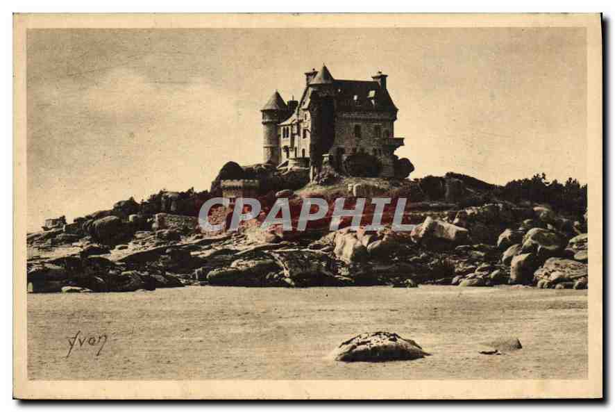 Château de Costacères — Ploumanach (Côte de Granit) — Les Éditions d'Art Yvon, Paris
