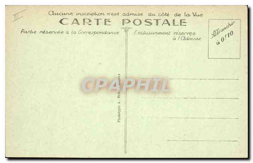 CPA Ploumanach un coin du Port et au fond le chateau de Costaeres ou Sienkieweiz ecivit Quo Vadis  — Verso