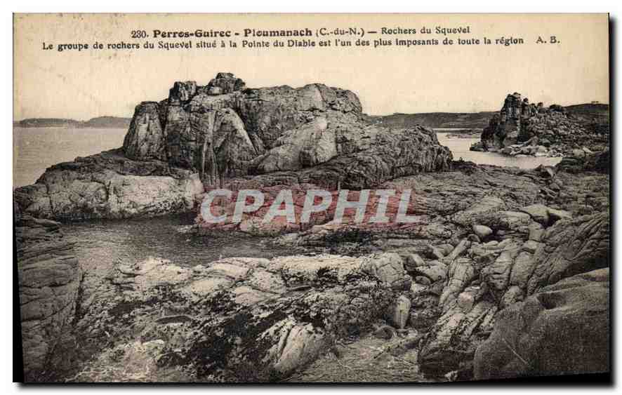 Perres-Guirec - Pleumacher (C.-du-N.) — Rochers du Squevel