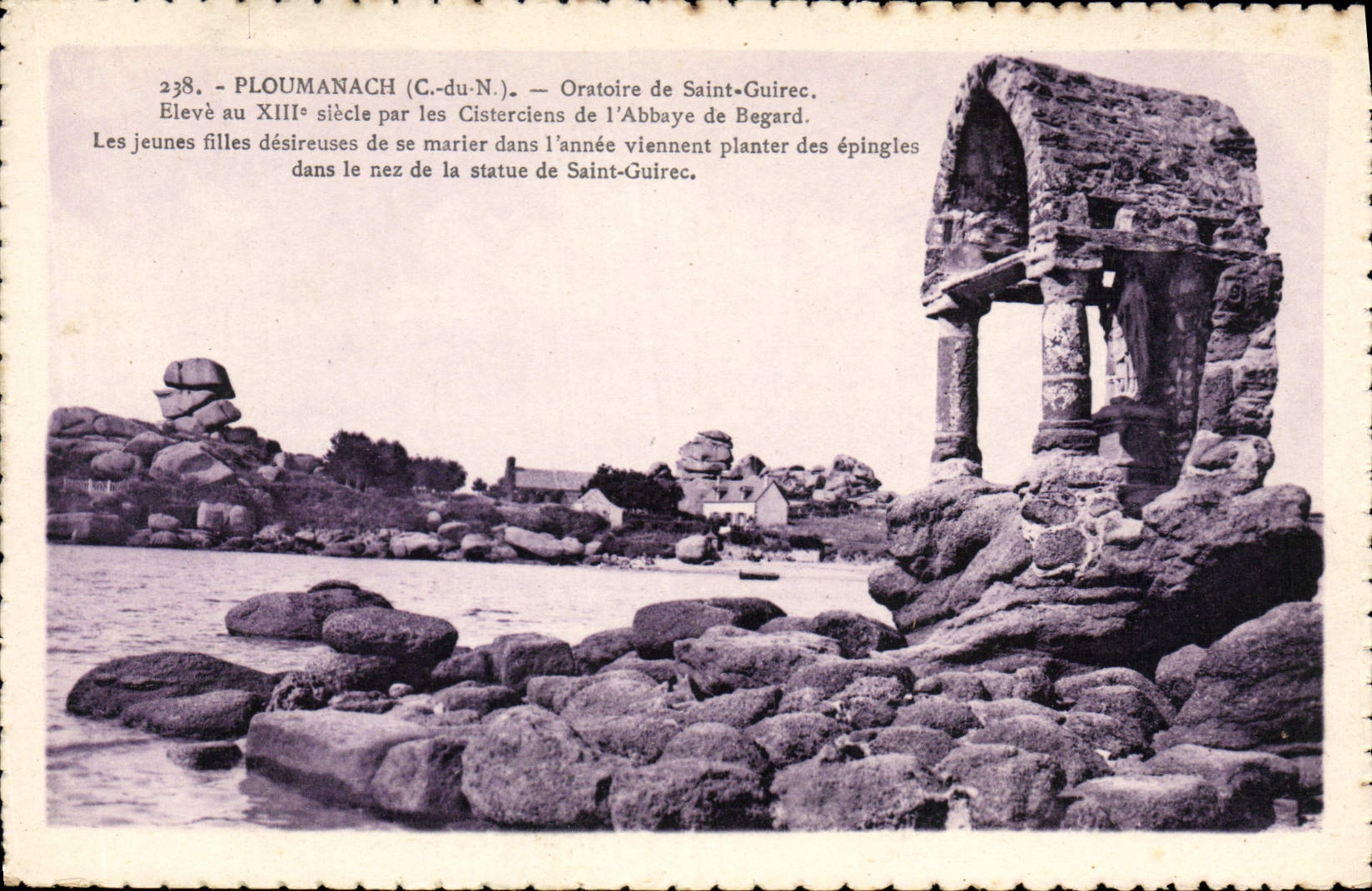 PLOUMANACH (C.-du-N.) — Ansicht des Oratoriums von Saint-Guirec — Verlag Sido