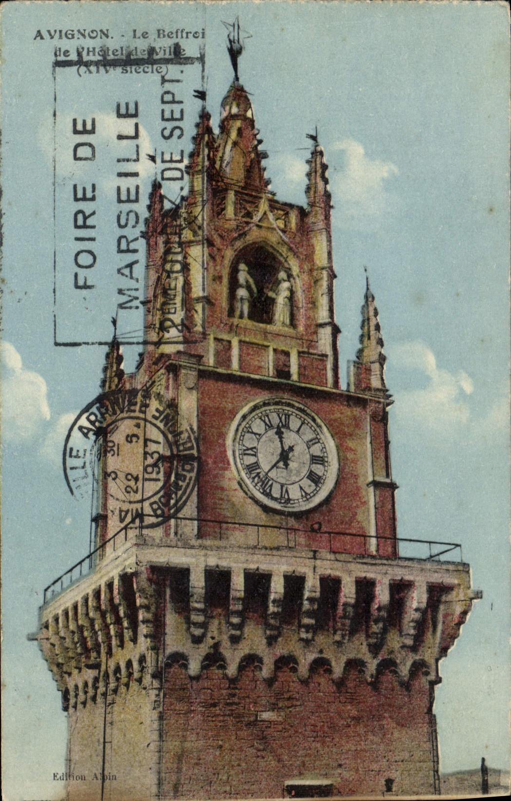 Avignon - Le Beffroi de l'Hôtel de Ville (XIVe siècle) — Édition Abbin