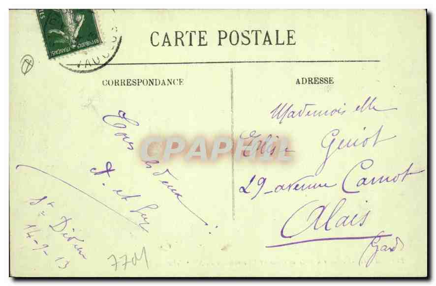 CPA Avignon Chapelle de Clement VI construite au XVI siecle  — Rückseite