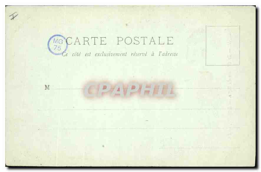 CPA Avignon Le Chateau des Papes L'Entree  — Verso
