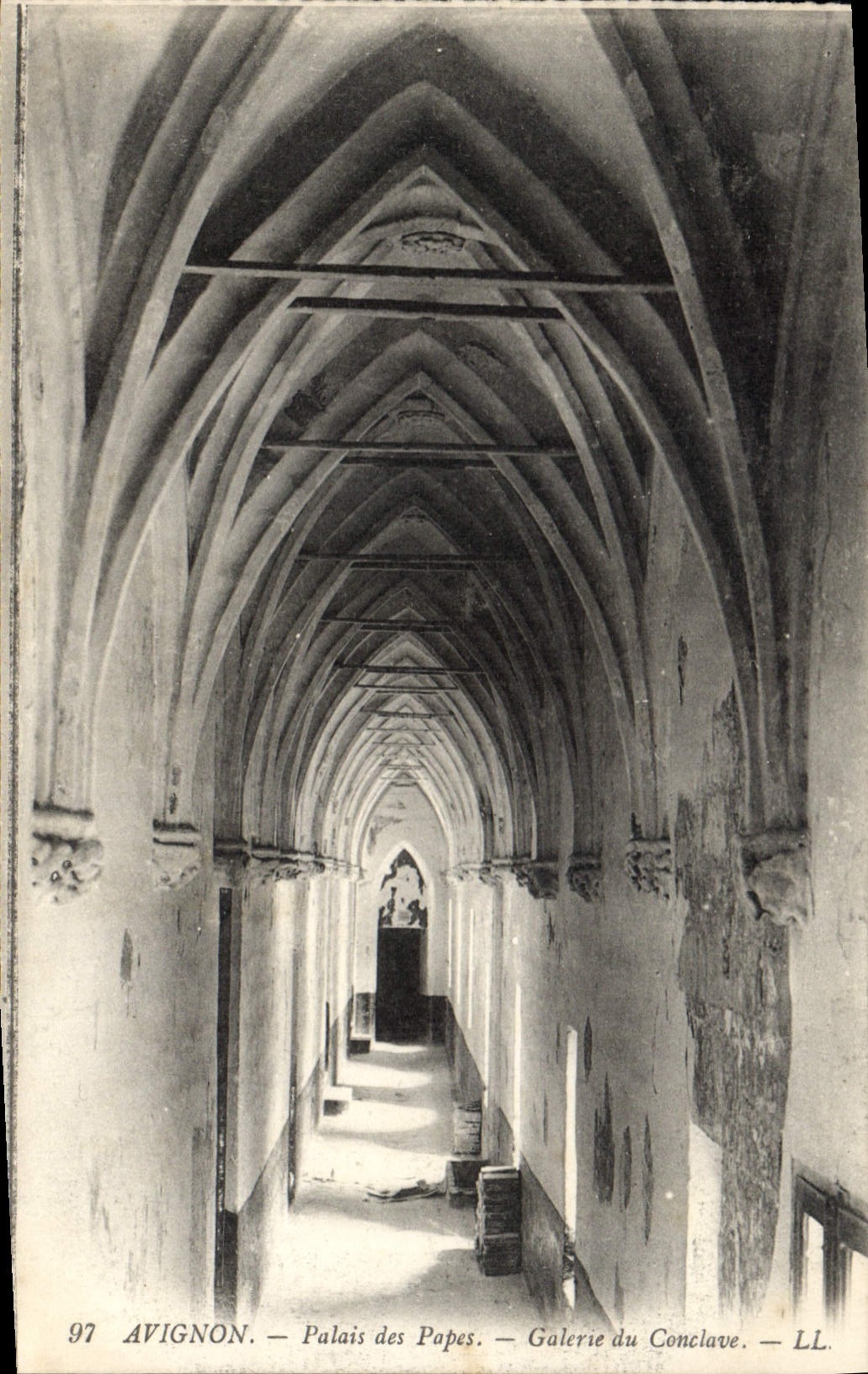 CPA Avignon Palais des Papes Galerie du Conclave 