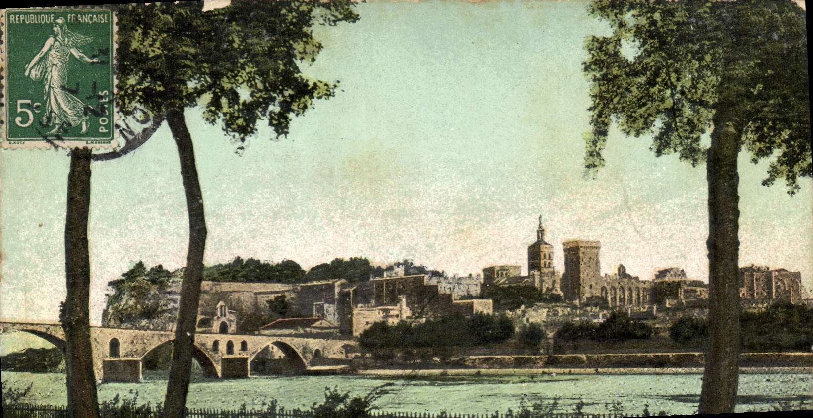CPA Avignon Vue generale