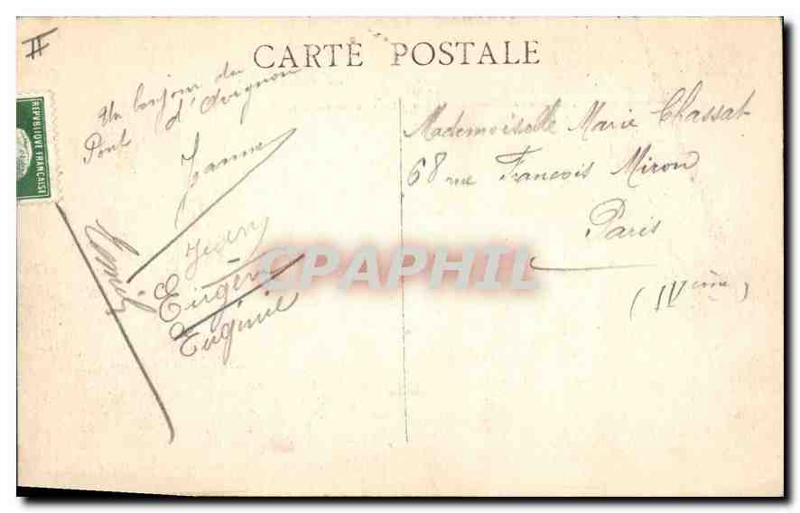 Avignon - Le Pont Saint-Bénézet — texte historique et chanson légendaire — éditeur non visible — Rückseite