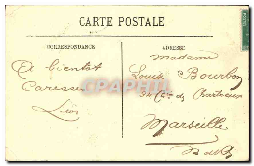 CPA Paris Notre Dame  — Verso