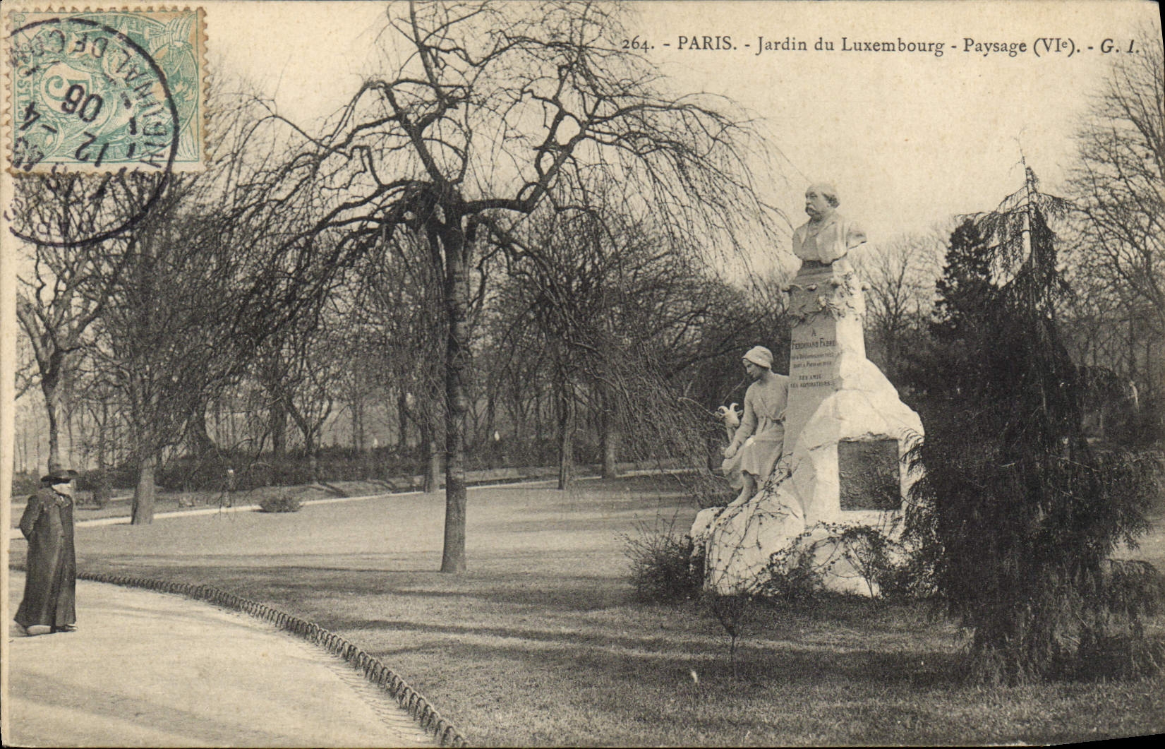 CPA Paris Jardin du Luxembourg Paysage 