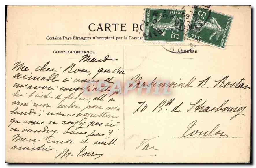 CPA Paris Notre Dame Cadran du cote du Portail lateral Nord  — Rückseite