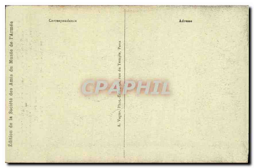 CPA Paris Hotel des Invalides Eglise Royale dite du Dome  — Verso