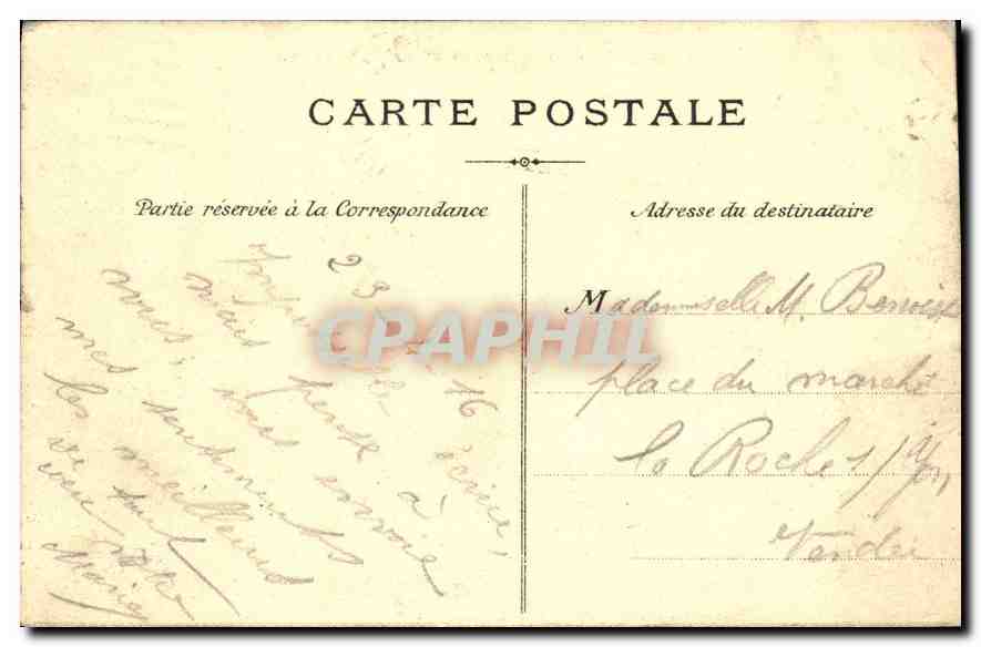 CPA Paris la rue Soufflot et le Pantheon  — Rückseite