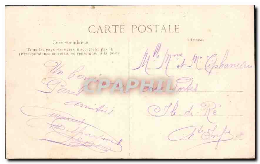CPA Paris Pont Alexandre Vue generale Premiere pierre posee par le Txar Nicolas  — Verso