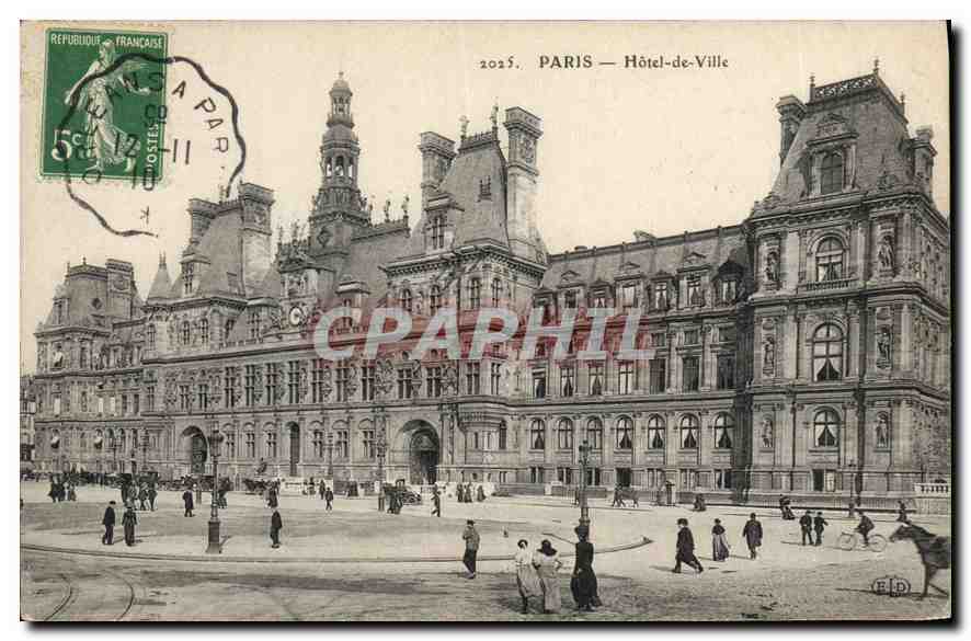 CPA Paris Hotel de Ville 