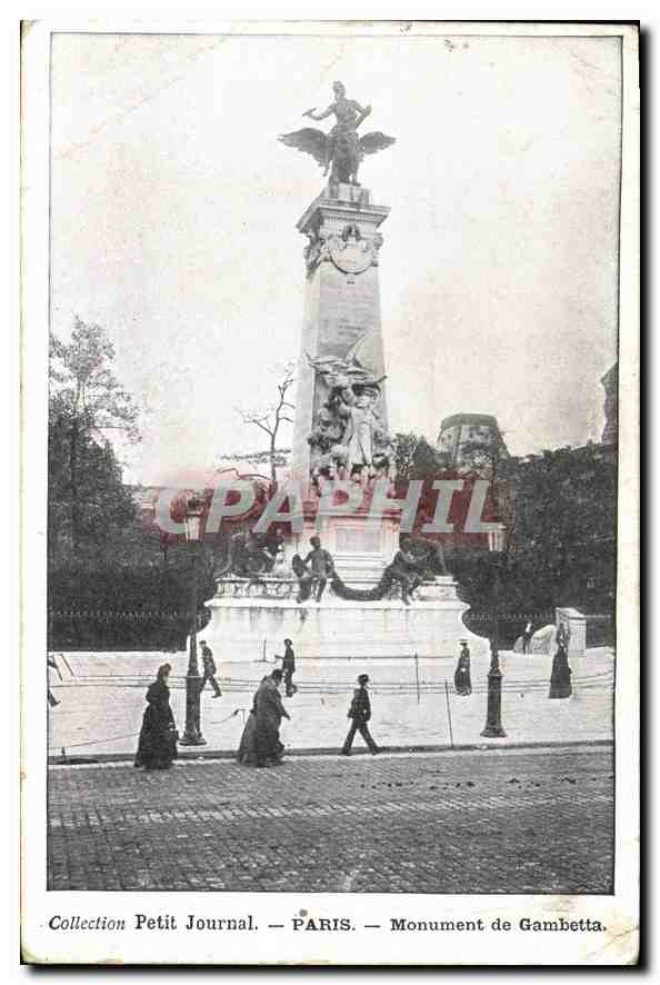 CPA Collection Petit Journal Paris Monument de Gambetta 
