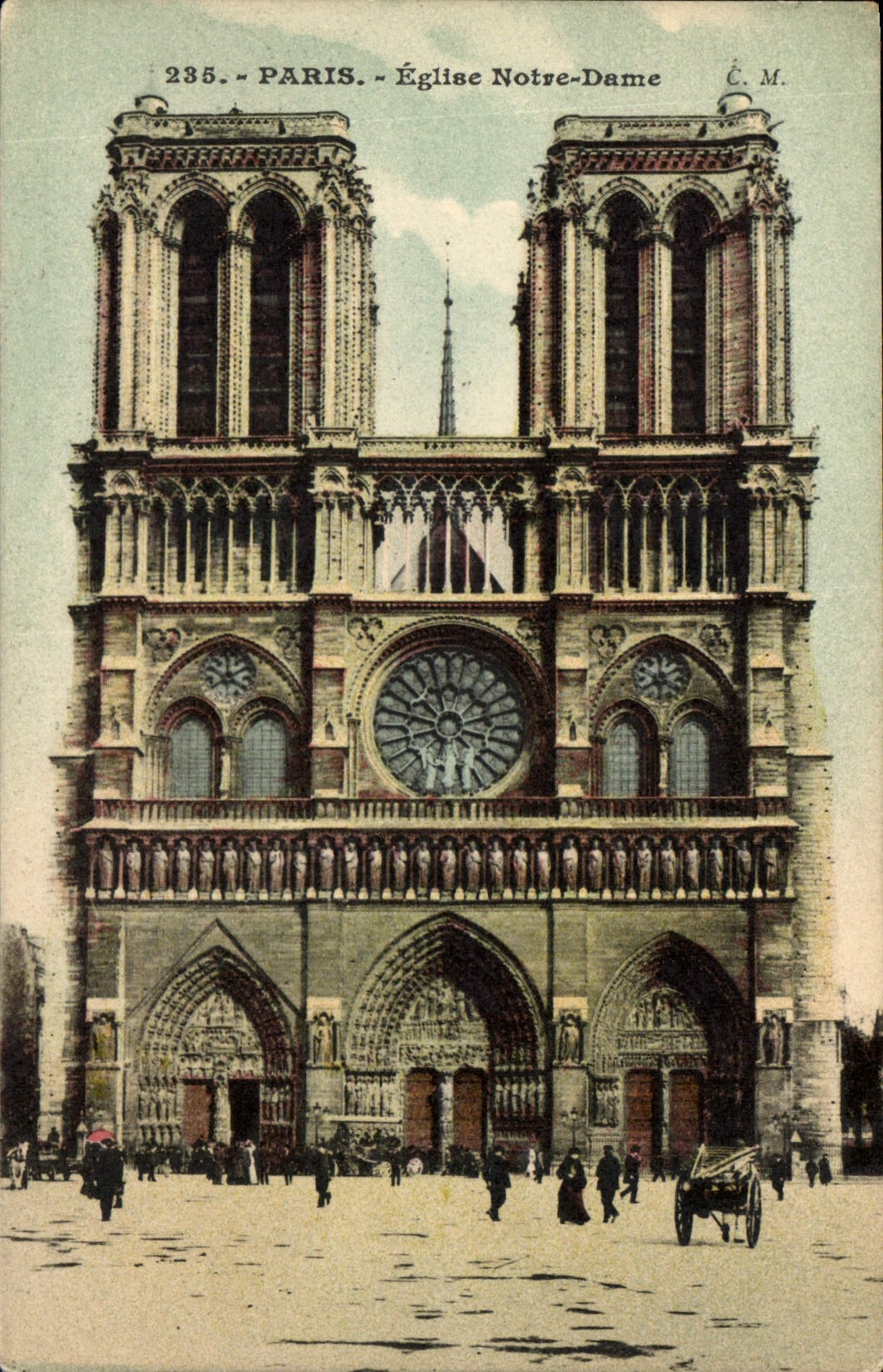 CPA Paris Eglise Notre Dame 