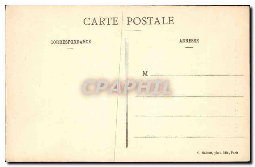 CPA Paris Eglise Notre Dame  — Verso