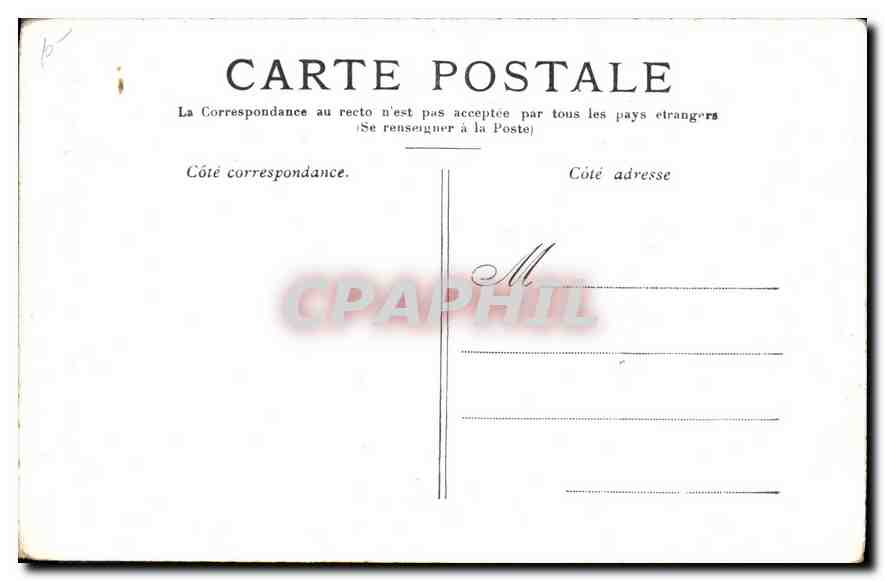 CPA Paris La Bastille Colonne de Juillet  — Verso