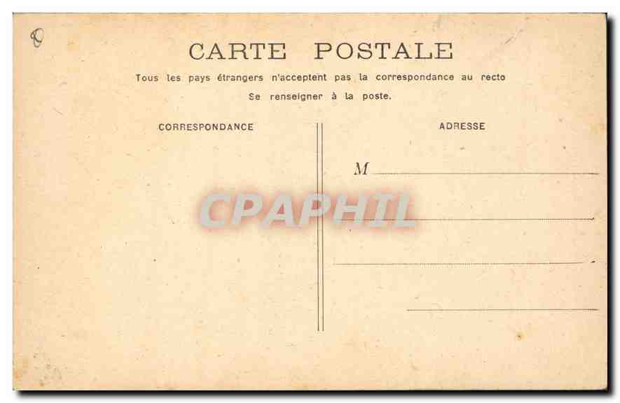 CPA Paris Theatre de la Rennaissance  — Verso