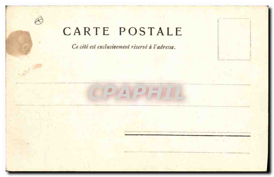 CPA Paris Eglise Saint Augustin  — Verso