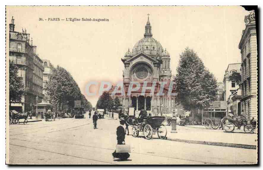 Paris — L'Église Saint-Augustin — Héliotypie A. Dugas et Cie - Nantes, n°30