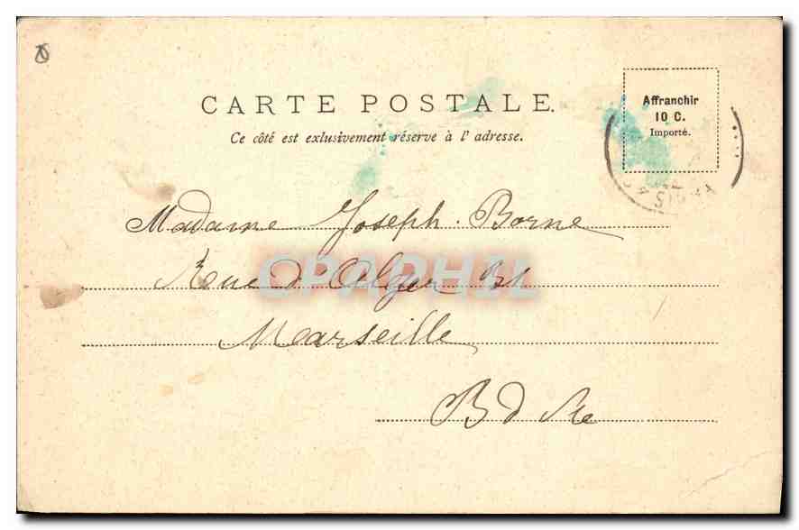 CPA Paris Notre Dame et l'Hotel Dieu  — Verso