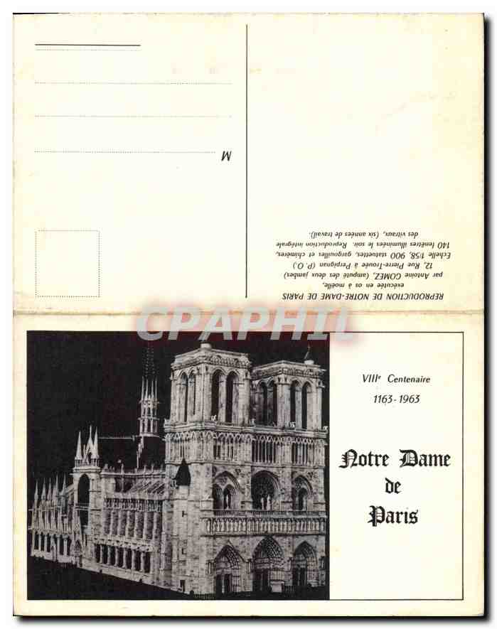 CPA Notre Dame de Paris 