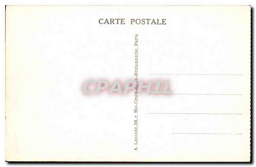CPA Paris Place de l'Opera  — Rückseite