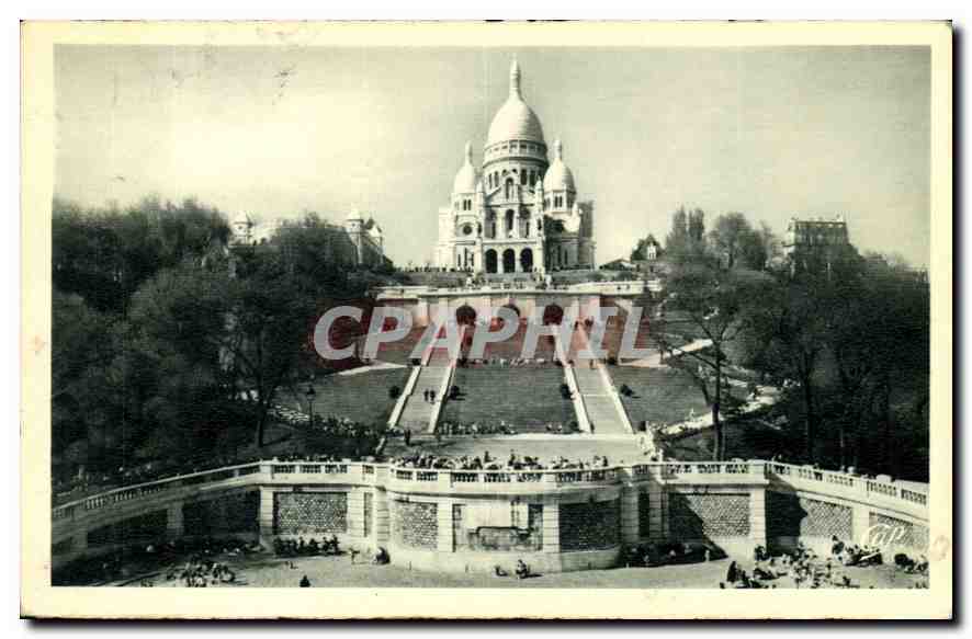 CPA Paris Basilique du Sacre Coeur ou du Voeu National de 1873 