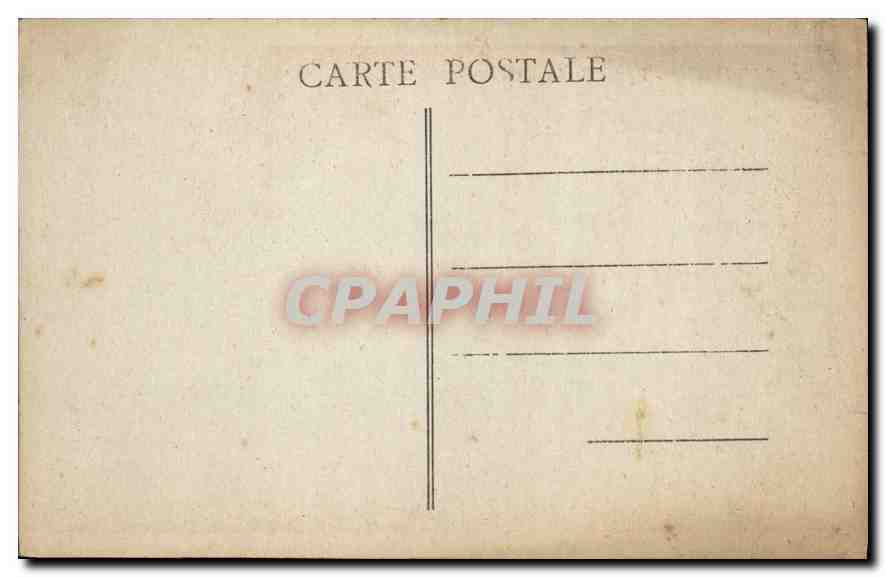CPA Paris Eglise St Augustin  — Verso