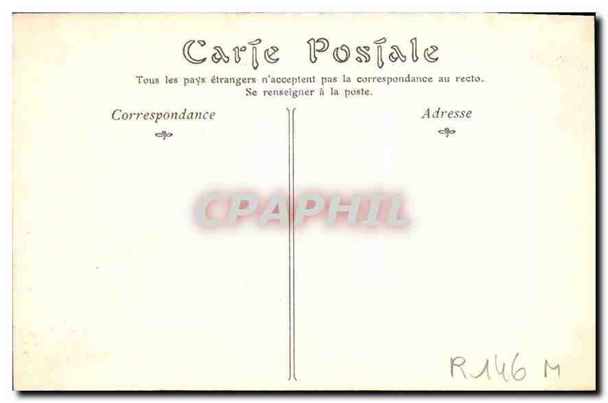 CPA Paris Notre Dame Les Tours  — Verso