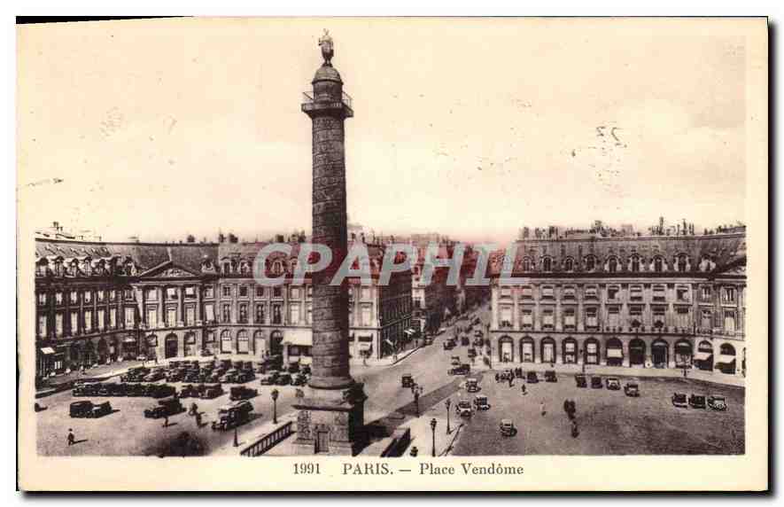 CPA Paris place Vendome 