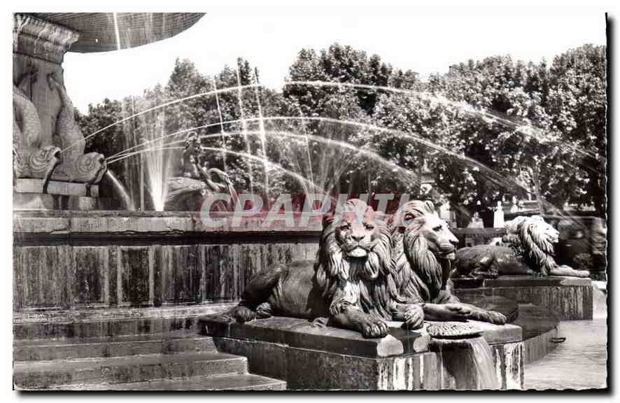 CPM Aix en Provence la Grande Fontaine 