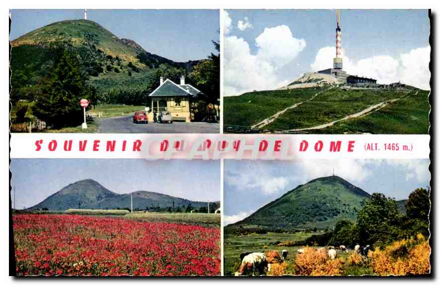 CPM Le Puy de Dome le Peage Tour de la RTF J B Mathon et Trouilhot archit vues generales 