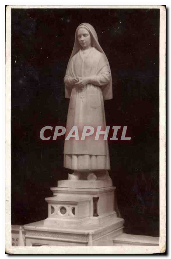 CPM Eglise Paroissale de Lourdes Sainte Bernadette Michelet Sculpteur 