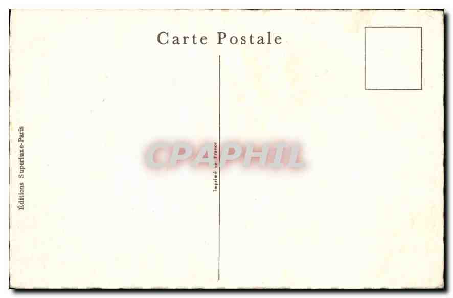 CPM Fantaisie Femme — Rückseite