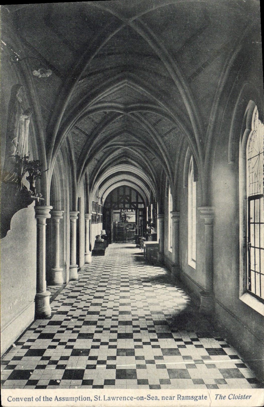 CPM Convent of the Assumption St Lawrence on Sea near Ramsgale The Cloister 
