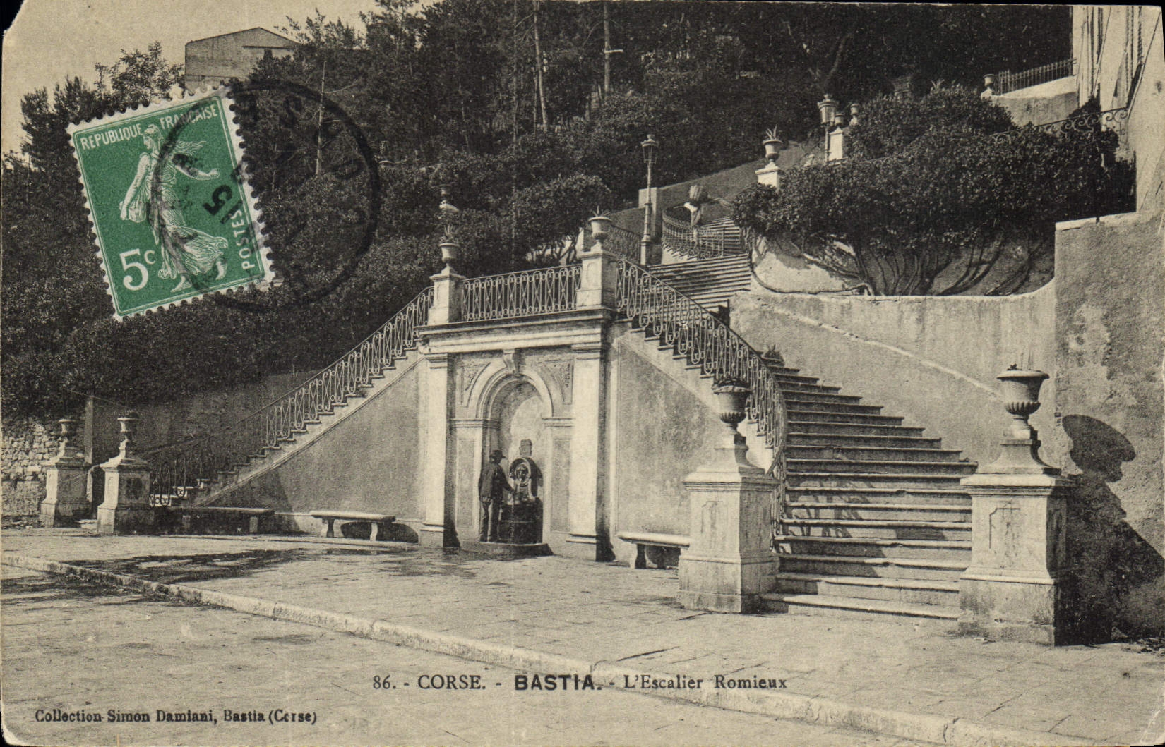 CPA Corse Bastia l'Escalier Romieux 