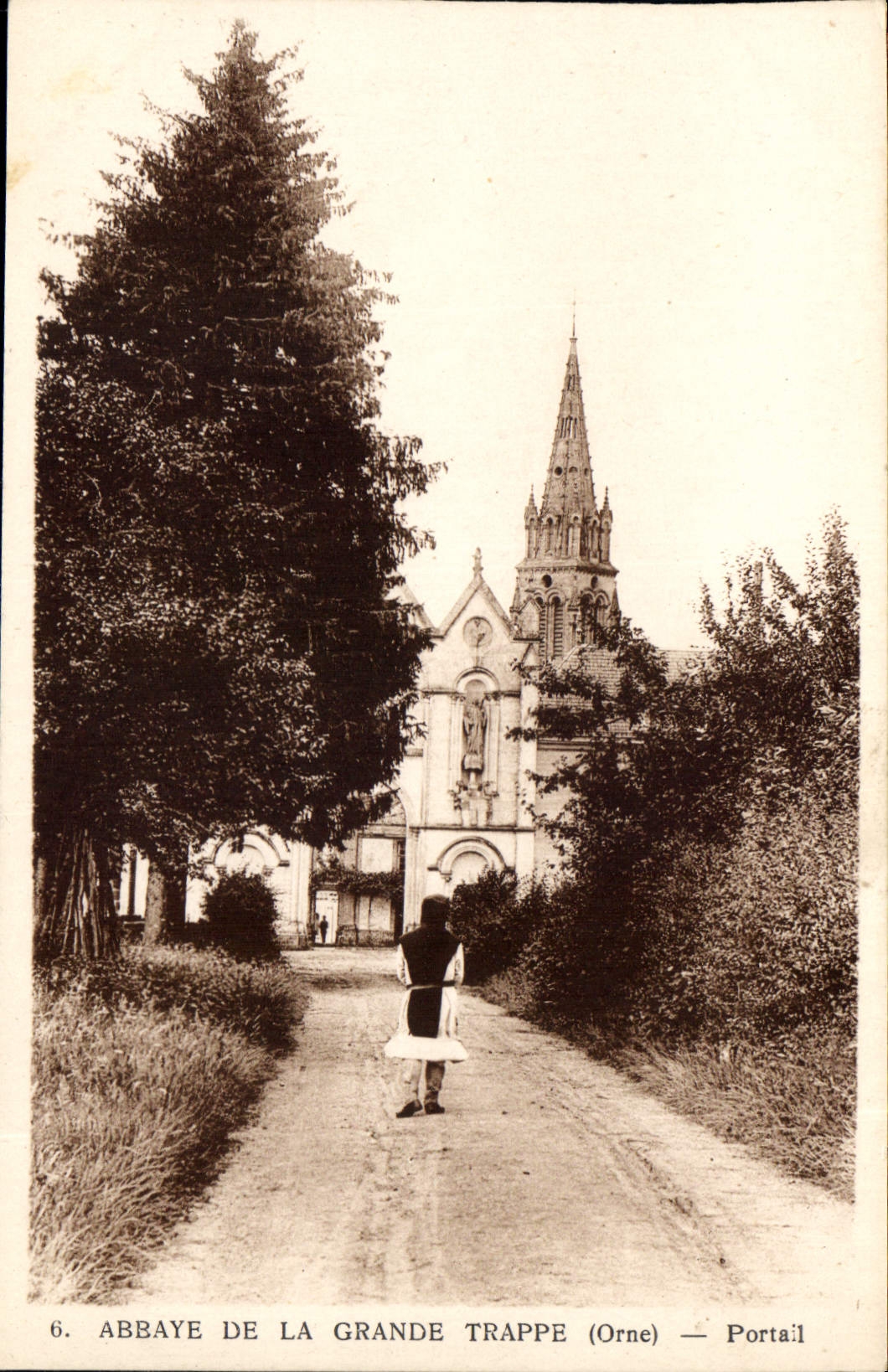 Abbaye de la Grande Trappe (Orne) — Portail — Imprimerie d'Art 'Adia' Nice