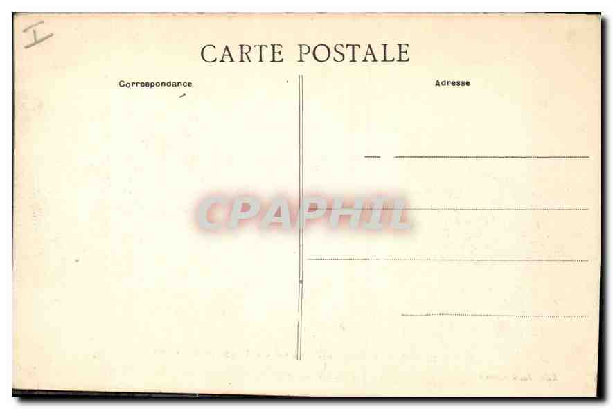 CPA Soligny la Trappe Orne La Grande Trappe le Refectoire  — Rückseite