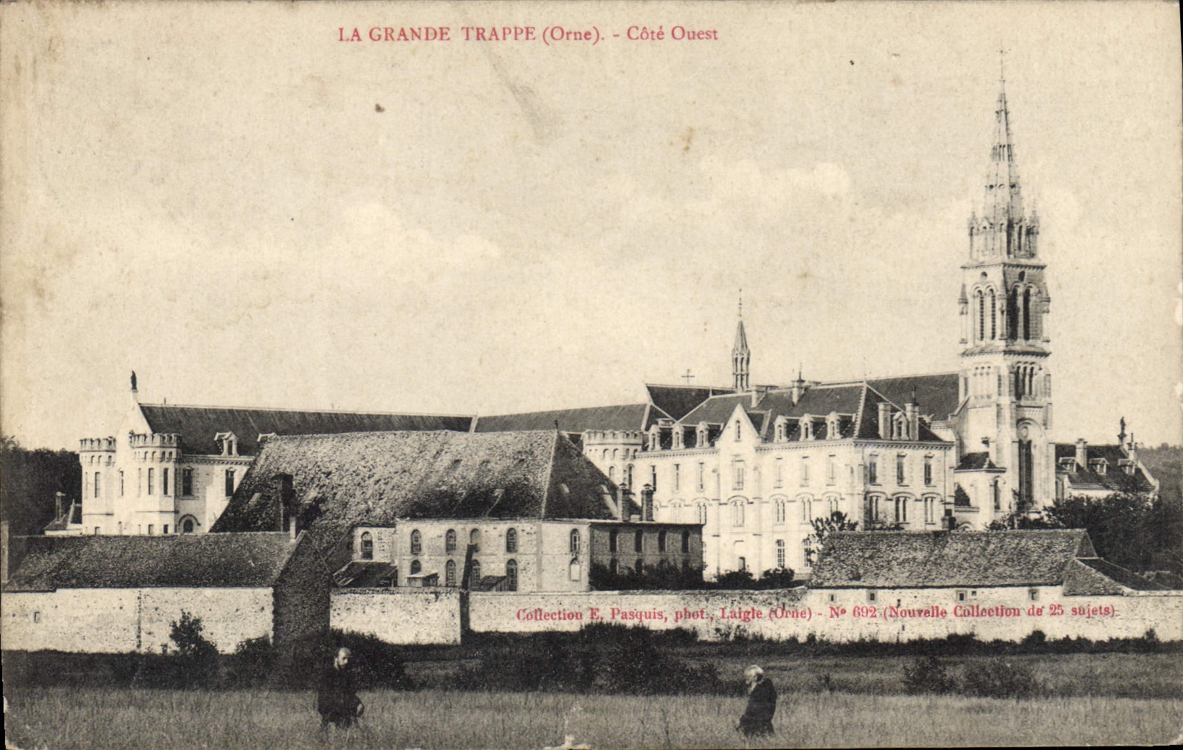 CPA La Grande Trappe Orne Cote Ouest 