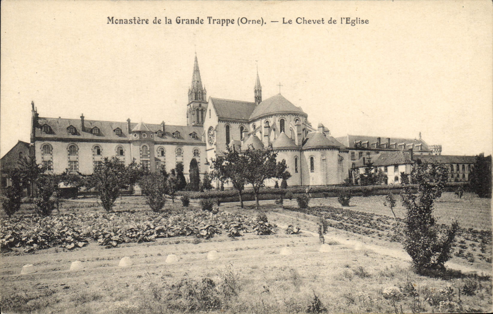 Monastère de la Grande Trappe (Orne) — Le Chevet de l'Église